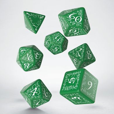 Набір кубиків Q Workshop Elvish Green & white зображення 2