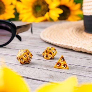 Набір кубиків Full Art Dice&trade; Set: Sunflower зображення 4