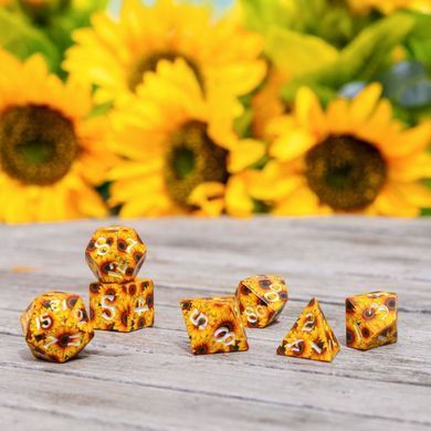 Набір кубиків Full Art Dice&trade; Set: Sunflower зображення 3
