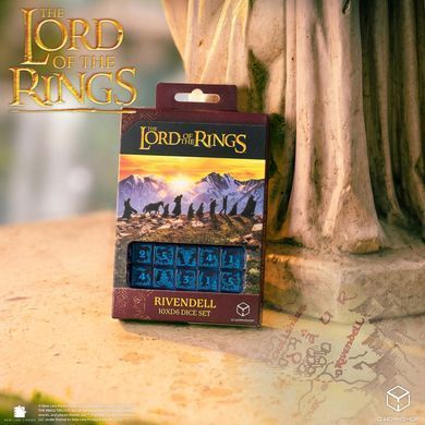 Набір кубиків The Lord of the Rings: Rivendell Dice Set - Water зображення 4