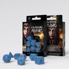 Настольная игра Набор кубиков Q Workshop Classic Runic Blue & red Dice Set 1