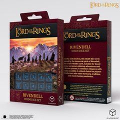 Набір кубиків The Lord of the Rings: Rivendell 10xD6 Dice Set - Water зображення 1