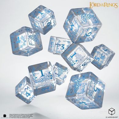 Набор кубиков The Lord of the Rings: Rivendell 10xD6 Dice Set - Water фото 2