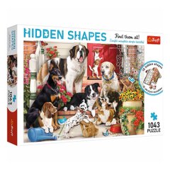 Пазл Hidden Shapes Ігри собак 1043 ел. зображення 1