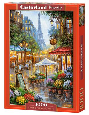 Пазл Весенние цветы, Париж 1000 эл. фото 1
