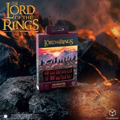 Набор кубиков The Lord of the Rings: Mordor 10xD6 Dice Set фото 5