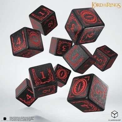 Набор кубиков The Lord of the Rings: Mordor 10xD6 Dice Set фото 2