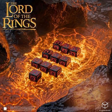 Набор кубиков The Lord of the Rings: Mordor 10xD6 Dice Set фото 3