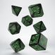 Набір кубиків Q Workshop Call of Cthulhu 7th Edition Black & green Dice Set