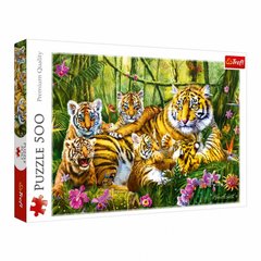 Настольная игра Пазл Семья тигров 500 эл. 1