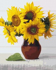 Картина за номерами: Сонце-квіти зображення 1