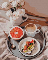 Картина за номерами: Цитрусовий сніданок зображення 1
