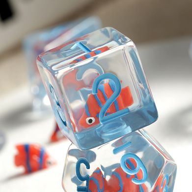 Набір кубиків Resin Dice Set Angelfish зображення 3