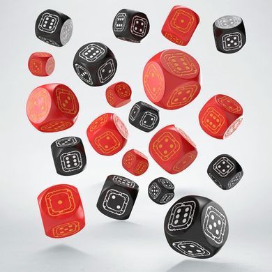 Набір кубиків Fortress Compact D6: Black&Red зображення 2