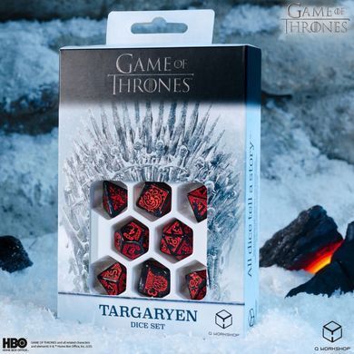 Набор кубиков Game of Thrones. Targaryen Dice Set. фото 3