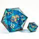 Кубик Sharp Edge Resin 55mm Chonk D20 Blue&Red
