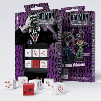 Набор кубиков Q Workshop Batman Miniature Game - D6 Joker Dice Set фото 1
