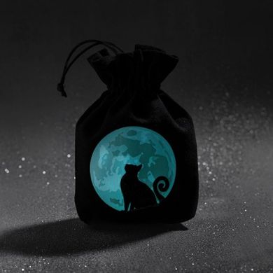 Мешочек для кубов Q Workshop CATS Dice Bag: The Mooncat фото 2