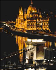 Картина за номерами: Нічний Будапешт зображення 1
