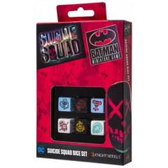 Настольная игра Набор кубиков Q Workshop Batman Miniature Game - D6 Suicide Squad Dice Set 1