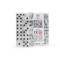 Набір кубиків Full Pack D6s: Pearl&Black зображення 1
