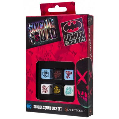 Набор кубиков Q Workshop Batman Miniature Game - D6 Suicide Squad Dice Set фото 1