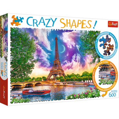 Пазл Crazy Shapes Небо над Парижем 600 ел. зображення 1