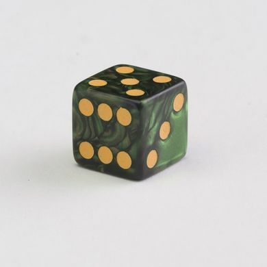 Набор кубиков Full Pack of D6s: Bottle green&Gold фото 3