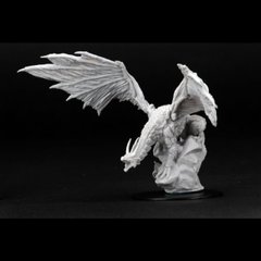 Мініатюри Pathfinder Deep Cuts Miniatures W12.5 Silver Dragon зображення 1
