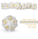 Набір кубиків Hollow Dice Set Dragon Silver and Gold