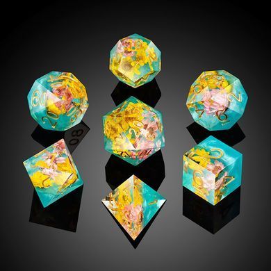 Набір кубиків Sharp Edge Dice Set Summer зображення 2