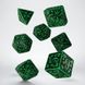 Набір кубиків Q Workshop Forest 3D Green & black Dice Set