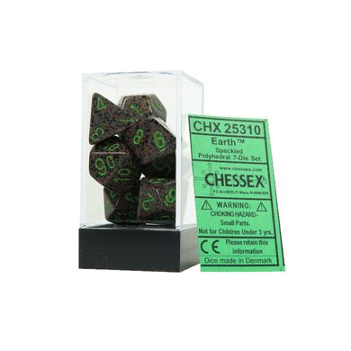 Набор кубиков Chessex Speckled Earth фото 2