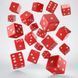 Набір кубиків Full Pack of D6: Red&White