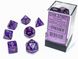 Набор кубиков Chessex Borealis® Polyhedral Royal Purple/gold Luminary 7-Die Set