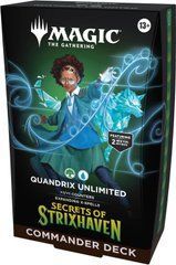 Commander Deck Quandrix Unlimited Secrets of Strixhaven Magic The Gathering фото 1