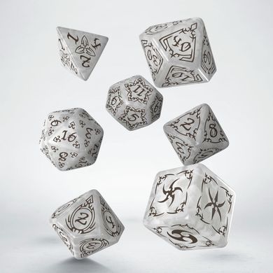 Набор кубиков Tribal Dice Set: Pearl & Brown фото 2