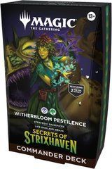 Commander Deck Witherbloom Pestilence Secrets of Strixhaven Magic The Gathering фото 1