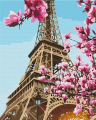 Картина за номерами: Сакура в Парижі зображення 1