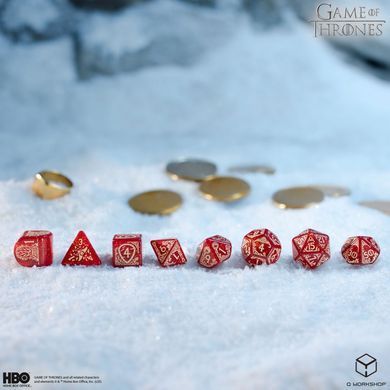 Набор кубиков Game of Thrones. Lannister Dice Set. фото 4