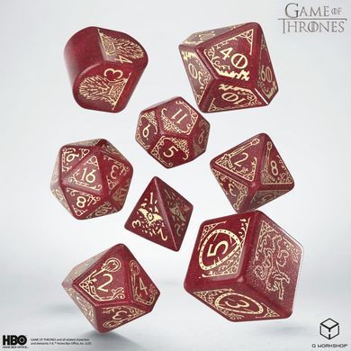 Набор кубиков Game of Thrones. Lannister Dice Set. фото 2