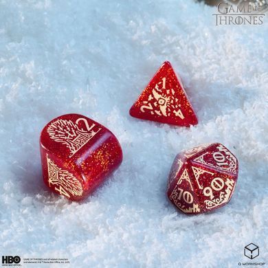 Набор кубиков Game of Thrones. Lannister Dice Set. фото 6