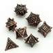 Набір кубиків Copper Flail Metal RPG Dice Set (7)
