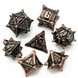 Набір кубиків Copper Flail Metal RPG Dice Set (7)