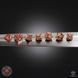 Набор кубиков Tribal Dice Set: Shimmering red & Beige