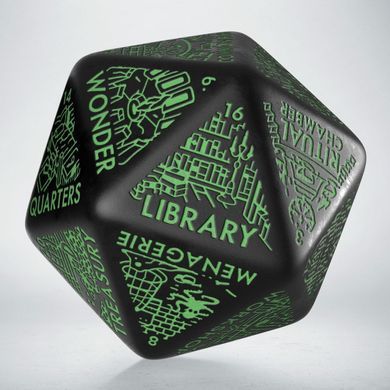 Кубик Dungeon Generator Die: Black&Green фото 2