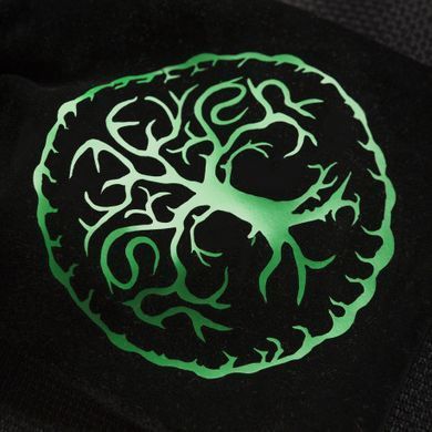 Мішочек для кубів Q Workshop Forest Black & green Velour Dice Bag зображення 2