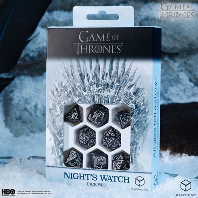 Набір кубиків Game of Thrones. Night's Watch Dice Set. зображення 3
