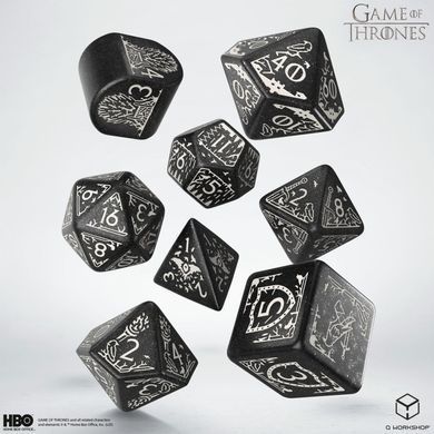 Набір кубиків Game of Thrones. Night's Watch Dice Set. зображення 2