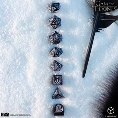 Набір кубиків Game of Thrones. Night's Watch Dice Set. зображення 5